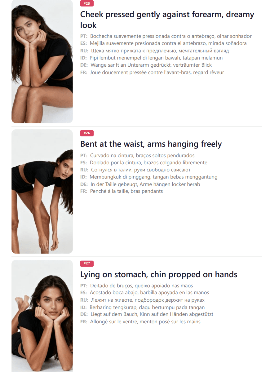 500 поз: готовые промпты и референс-фото — 2